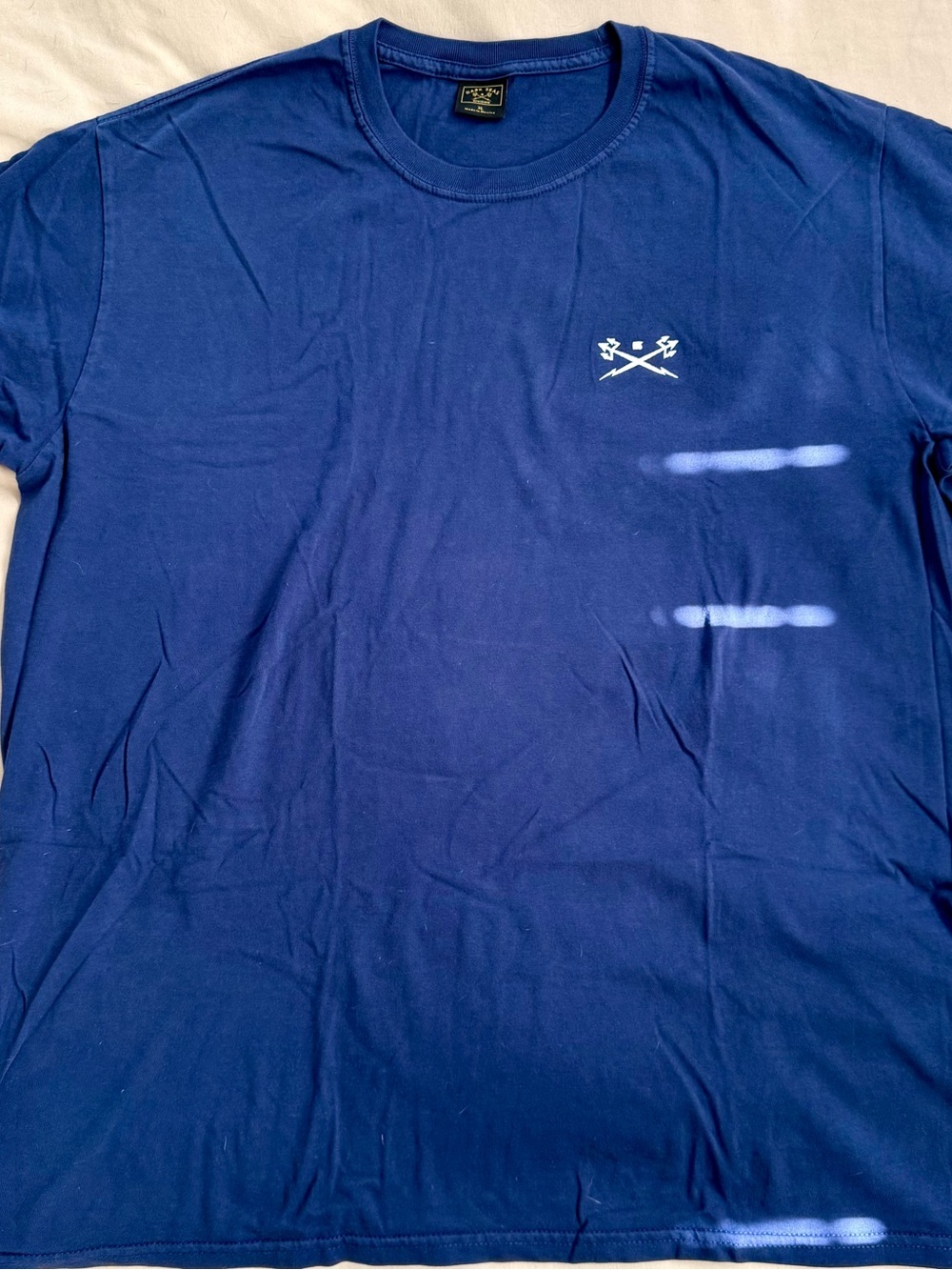 DARK SEAS Men's Navy Short-Sleeve Crewneck Tee size XL like new